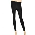 Moda de fibra de bambu carvão + Spandex + lã footless leggin