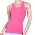 C27-3359 Cool Summer Vest algodão para as mulheres - rosa